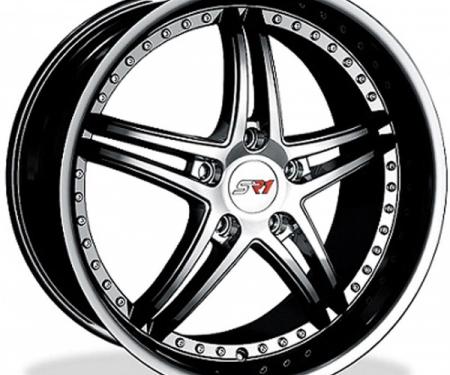 Corvette Wheel Package, Black Chrome, Bullet Series, 18" Front, 19" Rear, 1997-2013