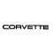 Corvette C4 Painted Rear Bumper Emblem, 1984-1990