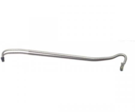 Corvette Brake Line, Proportioning Valve To Front Block, Left, Steel, 1974-1982