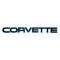 Corvette C4 Painted Rear Bumper Emblem, 1984-1990