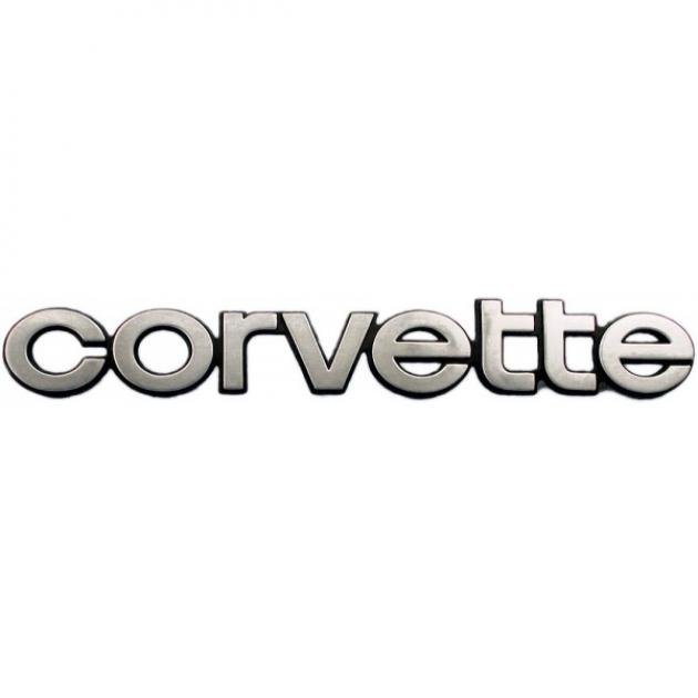 Corvette Rear Bumper Emblem, 1980-1982