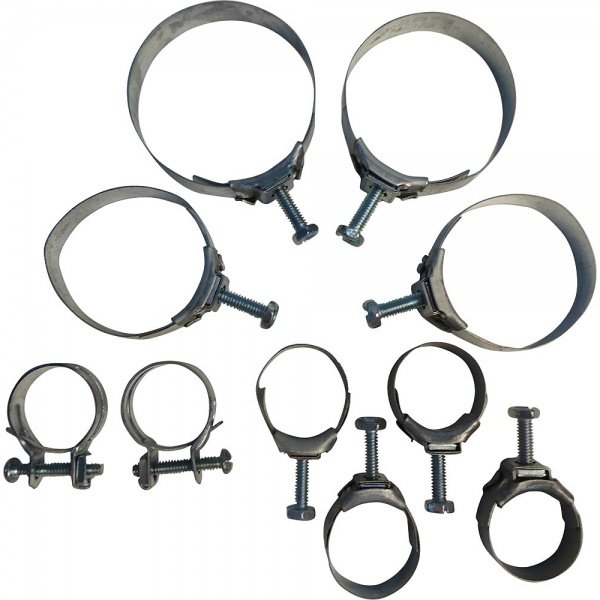 Corvette Radiator/Heater Hose Clamp Kit, For Cars Without Air ...