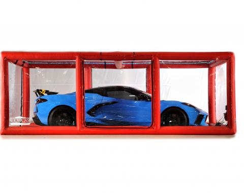 CarCapsule™ Showcase, Indoor Red Scorcher Series Showcase, Length 18'  (224 x 111 x 78 Inches) CCSH18RED