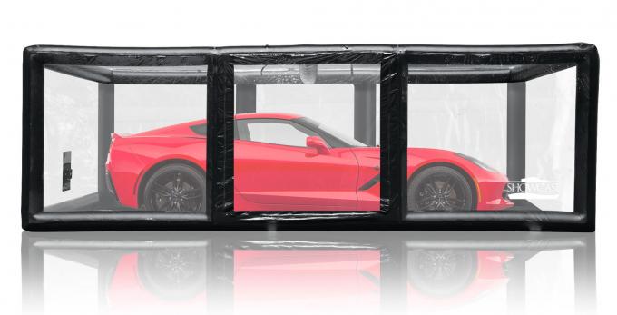 CarCapsule™ Showcase, Indoor Stacker Edition (Low Profile) CCSH18STACKER | Length 18'  (224 x 111 x 64 Inches)