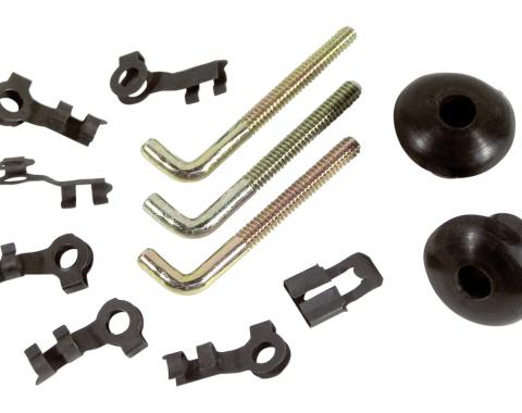 Corvette Door Lock Control Rod Rebuild Kit, 1968-1977