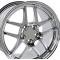 OE Replica Wheels CV04 - 17" Replica Wheel CV04 Fits Chevrolet Corvette - C5 Z06 Rim 17x9.5 Chrome Wheel CV04-17095-5475-54C