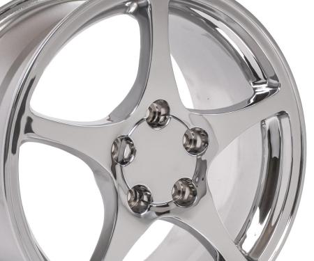 OE Replica Wheels CV05 - 18" Replica Wheel CV05 Fits Chevrolet Corvette - C5 Rim 18x9.5 Chrome Wheel CV05-18095-5475-65C