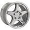 OE Replica Wheels CV01 - 17" Replica Wheel CV01 Fits Chevrolet Corvette - ZR1 Rim 17x9.5 Polished Wheel CV01-17095-5475-56P