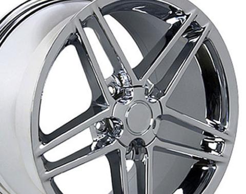 OE Replica Wheels CV07A - 18" Replica Wheel CV07A Fits Chevrolet Corvette - C6 Z06 Rim 18x9.5 Chrome Wheel CV07A-18095-5475-56C