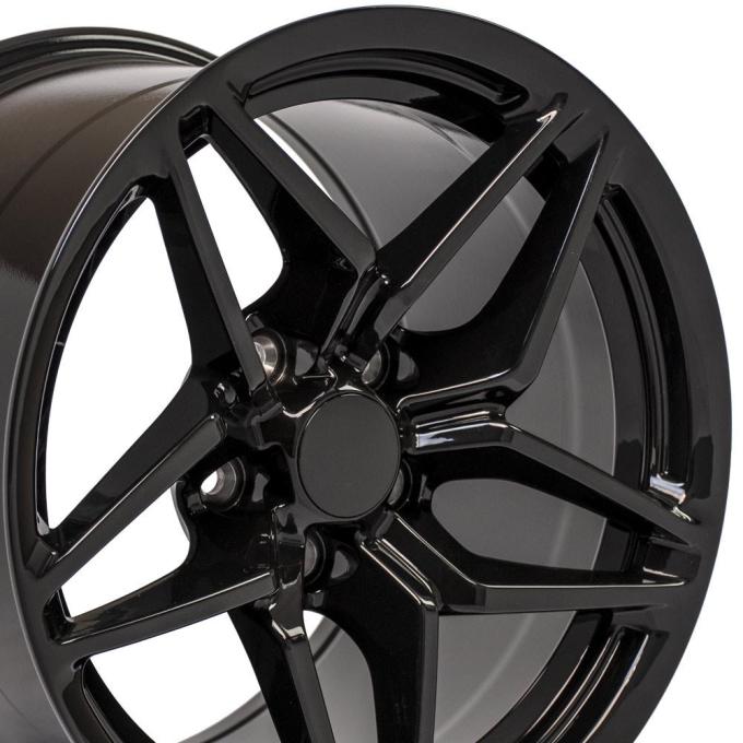 OE Replica Wheels CV31 - 17" Replica Wheel CV31 Fits Chevrolet Corvette - C7 ZR1 Rim 17x11 Black Wheel CV31-17110-5475-50B