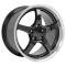 OE Replica Wheels CV05 - 18" Replica Wheel CV05 Fits Chevrolet Corvette - C5 Rim 18x10.5 Deep Dish Black CV05-D18105-5475-56BM