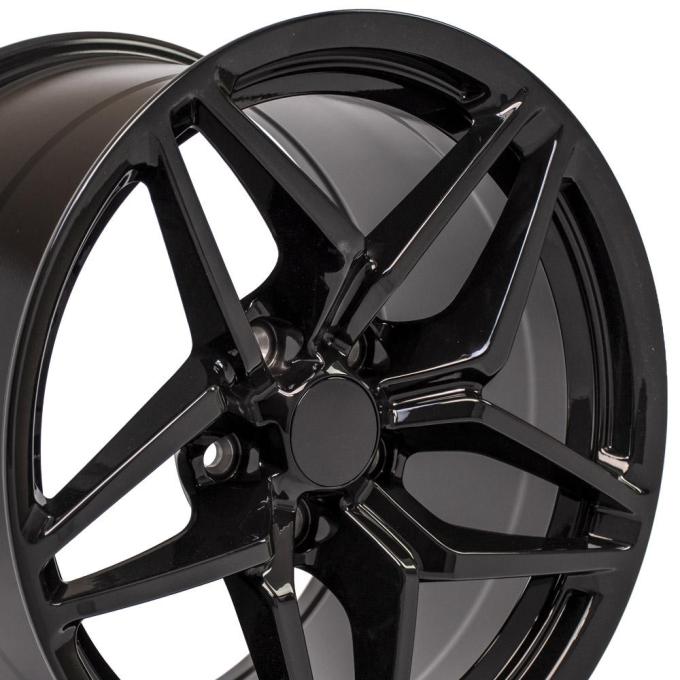 OE Replica Wheels CV31 - 18" Replica Wheel CV31 Fits Chevrolet Corvette - C7 ZR1 Rim 18x10.5 Black Wheel CV31-18105-5475-56B