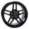 OE Replica Wheels CV07A - 18" Replica Wheel CV07A Fits Chevrolet Corvette - C6 Z06 Rim 18x9.5 Black Wheel CV07A-18095-5475-56B