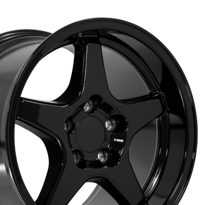 OE Replica Wheels CV01 - 17" Replica CV01 fits Chevrolet Corvette ZR1 17 in. x 11 in. Gloss Black CV01-17110-5475-50B