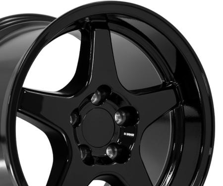 OE Replica Wheels CV01 - 17" Replica CV01 fits Chevrolet Corvette ZR1 17 in. x 11 in. Gloss Black CV01-17110-5475-50B