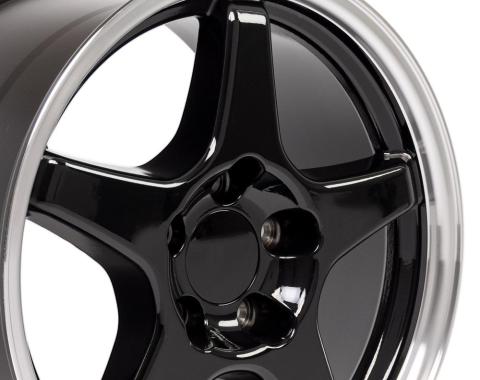 OE Replica Wheels CV01 - 17" Replica Wheel CV01 Fits Chevrolet Corvette - ZR1 Rim 17x9.5 Black Wheel CV01-17095-5475-56BM