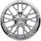 OE Replica Wheels CV08B - 18" Replica Wheel CV08B Fits Chevrolet Corvette - C6 ZR1 Rim 18x8.5 Chrome Wheel CV08B-18085-5475-56C