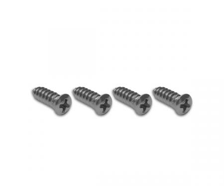 Corvette Dash Insert Screws, 4 Piece Set, 1963-1964