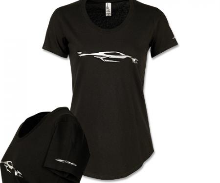 Ladies 2022 Z06 Corvette Foil Gesture T-Shirt