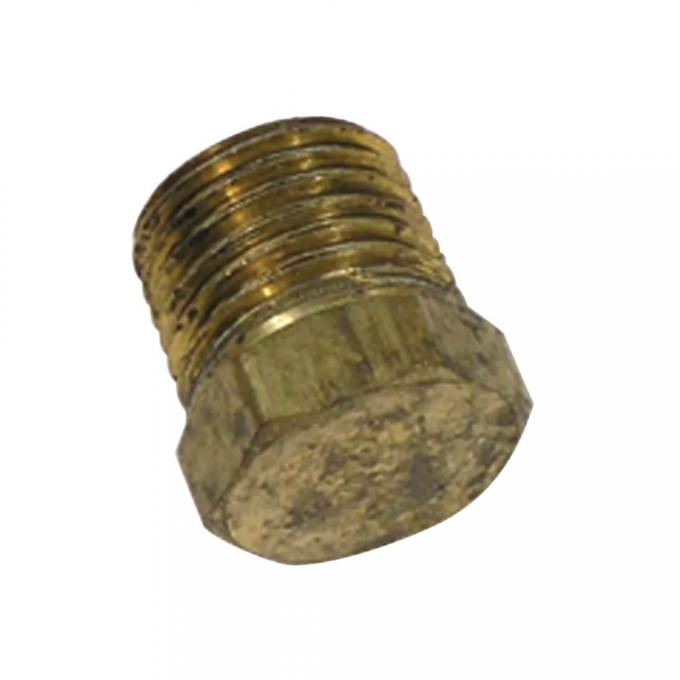 Corvette Radiator Drain Plug, Brass 427, 1966