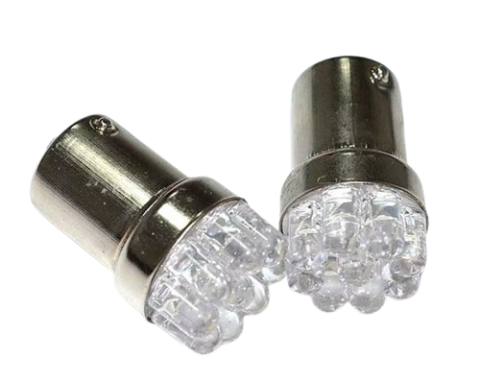 Redline Restomotive® 2 Piece 1156 LED Light Bulbs with 9 Miniature Hyper White LEDs