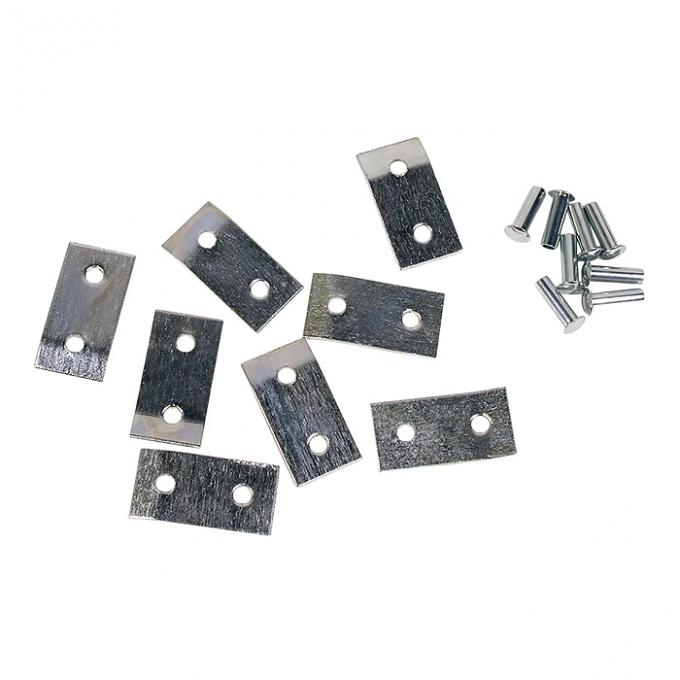 Corvette Rear Rebound Strap Hardware Kit, 1953-1962