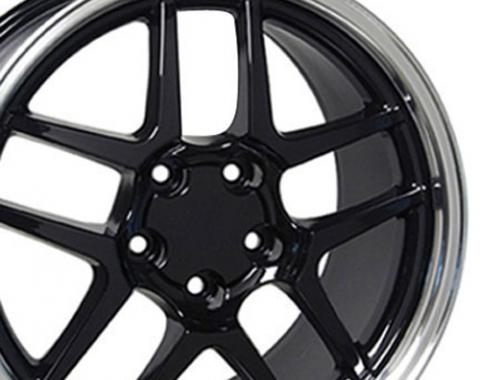 18" Fits Chevrolet - Corvette C5 Z06 Wheel - Black 18x10.5