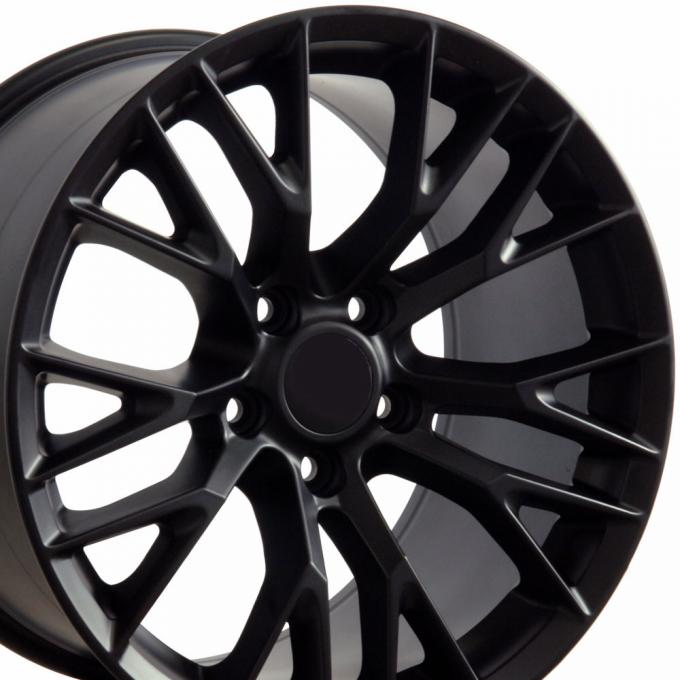 17" Fits Chevrolet - C7 Z06 Wheel - Matte Black 17x9.5