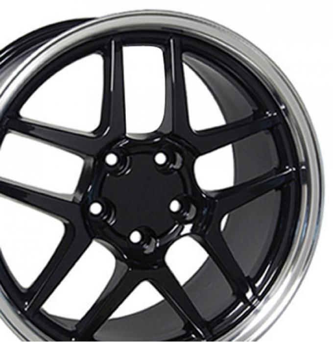 18" Fits Chevrolet - Corvette C5 Z06 Wheel - Black 18x10.5