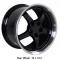 18" Fits Chevrolet - Corvette C5 Wheel - Black 18x10.5