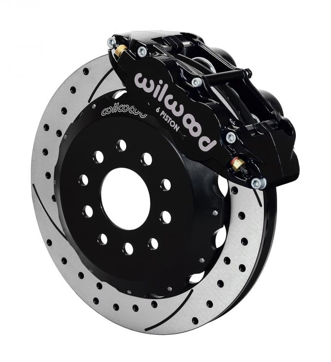 Wilwood Brakes 1988-1996 Chevrolet Corvette Forged Narrow Superlite 6R Big Brake Front Brake Kit (Hat) 140-8337-D