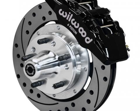 Wilwood Brakes Forged Dynapro 6 Big Brake Front Brake Kit (Hub) 140-12946-D