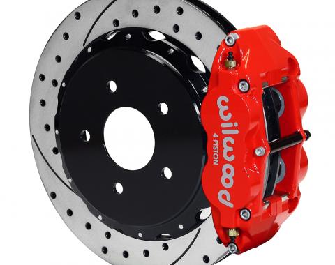 Wilwood Brakes Forged Narrow Superlite 4R Big Brake Rear Brake Kit For OE Parking Brake 140-9119-DR