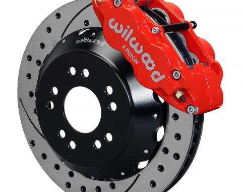 Wilwood Brakes 1965-1982 Chevrolet Corvette Forged Narrow Superlite 6R Big Brake Front Brake Kit (Hat) 140-10616-DR