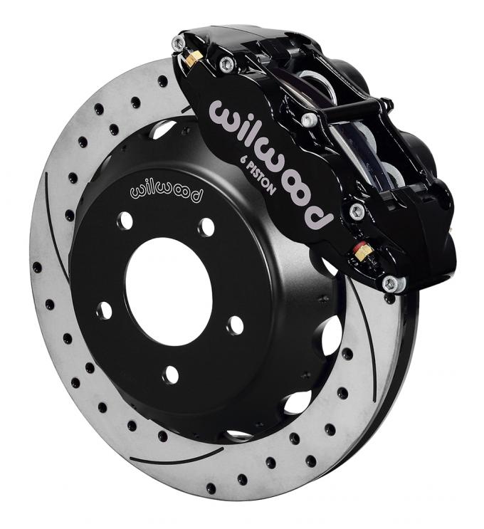 Wilwood Brakes 1985-1987 Chevrolet Corvette Forged Narrow Superlite 6R Big Brake Front Brake Kit (Hat) 140-11919-D