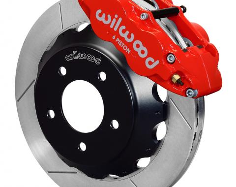 Wilwood Brakes 1985-1987 Chevrolet Corvette Forged Narrow Superlite 6R Big Brake Front Brake Kit (Hat) 140-11918-R