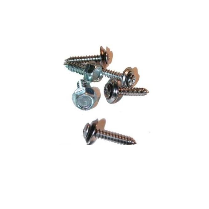 Redline Restomotive® 1963-1967 Chevrolet Corvette 6 Piece Quarter Panel Behind Seat Screw Set