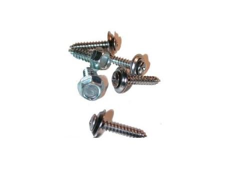 Redline Restomotive® 1963-1967 Chevrolet Corvette 6 Piece Quarter Panel Behind Seat Screw Set