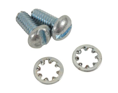 Redline Restomotive® 1962-1974 Chevrolet Corvette Distributor Vacuum Advance Mount Screw & Washer Set