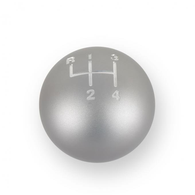 Hurst Billet Shift Knob, 4-Speed Pattern, Matte Grey 163403HST