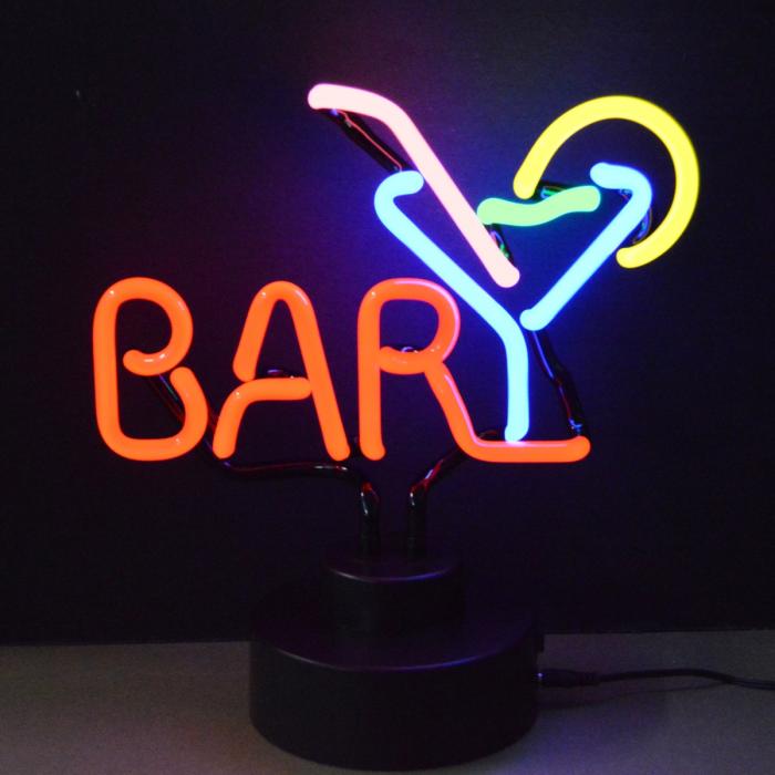 Neonetics Neon Sculptures, Bar Martini Neon Sculpture | Motor City Vettes