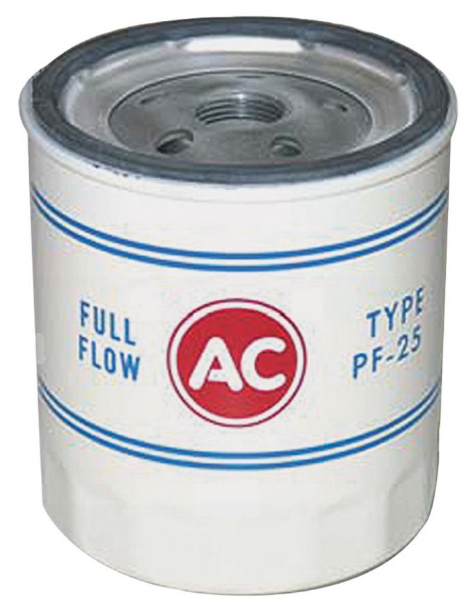 Corvette Oil Filter, PF25, AC Delco, 1968-1977