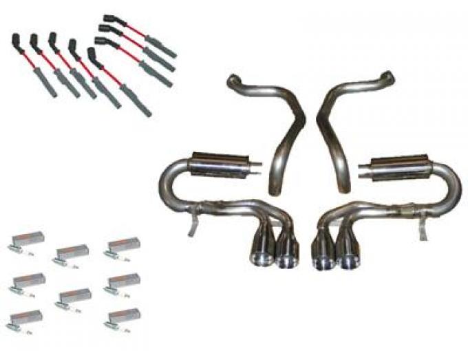 97-04 Performance Package Stage 2 - Borla Stinger Round Tip Exhaust