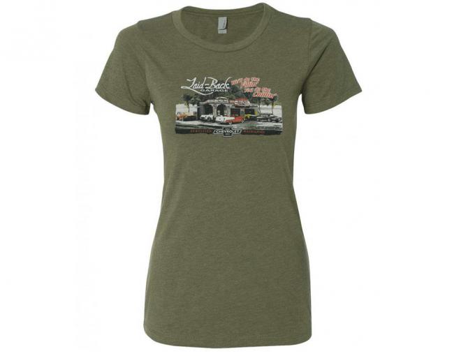 T-Shirt Dream Garage Millitary Green Juniors