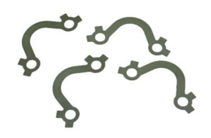 66-80 Exhaust Manifold Lock Set 327 / 350 - Plain Steel - Set Of 4