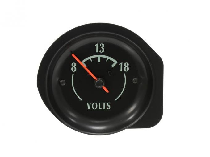 68-71 Voltmeter Gauge - Green Letter