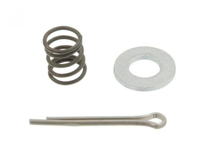 56-58 Clutch Pedal Push Rod Spring And Washer Set - With Cotter Pin - 3 Pieces