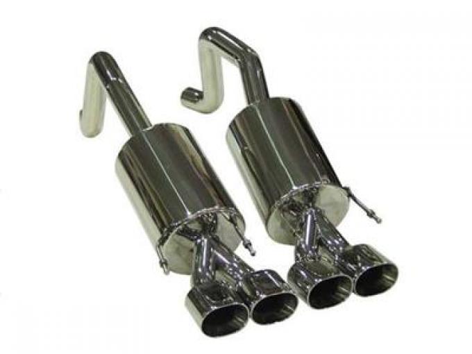 06-13 Mufflers B&B PRT Quad Oval Tip Z06 ZR1