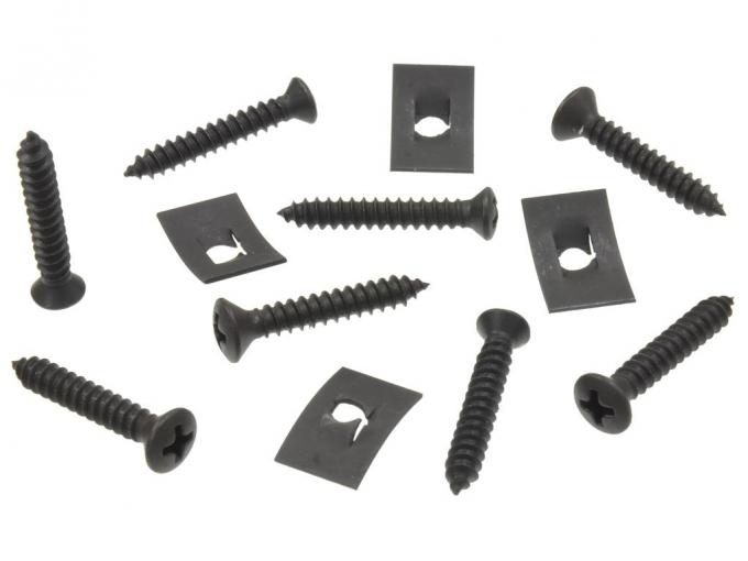 63-67 Side Exhaust Moulding Screws