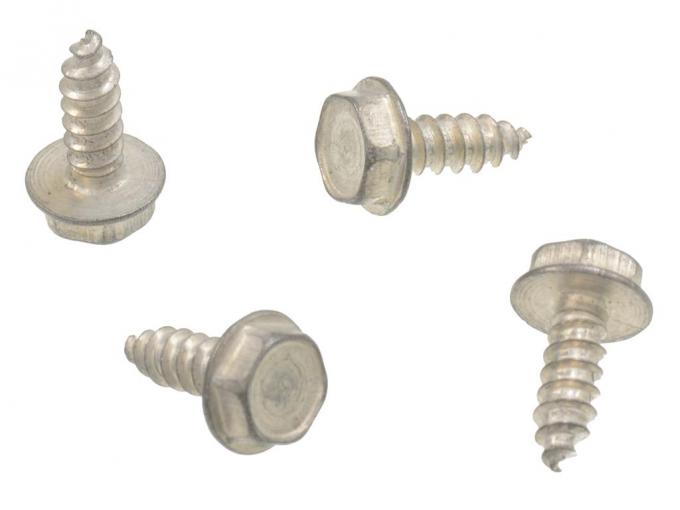 68-76 Center Gauge and Clock Surround Bezel Gauge Backplate Screws